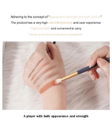 12-Piece Makeup Brush Set with Blush Concealer Eyeliner & Makeup Bag - International Shipping Available - Buy Online on GoSupps.com