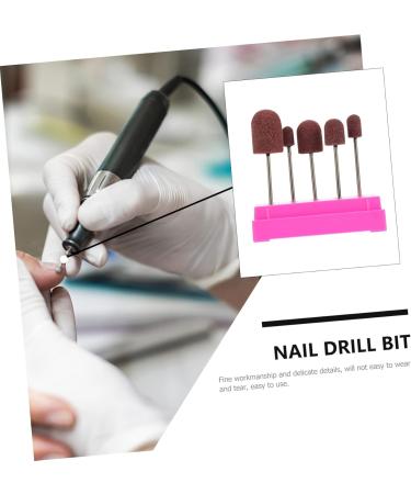 CORHAD 1 Set Nail Sand Ring Cap Nail Drill Sanding Bands Nail Grinding Tool Ceramic Tools Under Nail Cleaner Tool Kit Nail Art Tools Manicure Polishing Heads Supplies Care 8x6cm Rosy - Buy Online on GoSupps.com