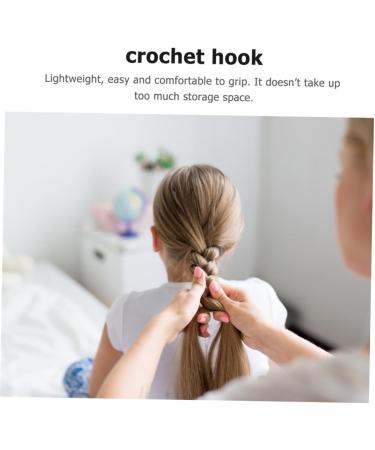 Baluue 18 Pcs Wooden Handle Wig Crochet Hair Braiding Tools Bead Link Threader Stainless Steel Khaki - Buy Online on GoSupps.com