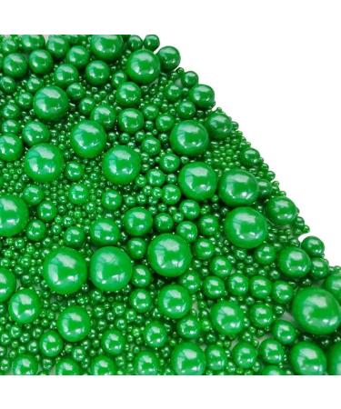 Edible Christmas Green Pearl Sprinkles - 120g Decorative Sweets for Cakes Cupcakes & More | Perfect for Birthdays Weddings & Holidays - Buy Online on GoSupps.com