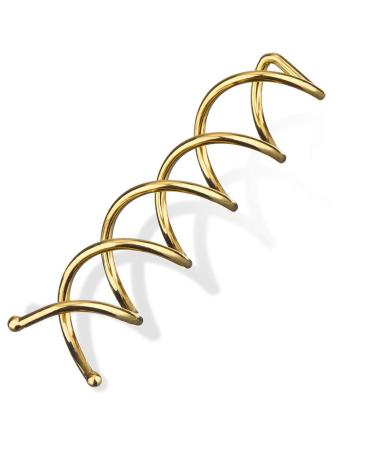 Minkissy spiral bobby hairpins spin pins for hair 20 pieces twist screw hairpise blonde updos hair jewelry chaotic rolls tool (gold)