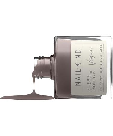 NAILKIND Grey Brown Nail Polish - Nutz - Classic Nail Varnish - Vegan Nail Lacquer + Peta Certified + Cruelty Free - Quick Drying & Long Lasting - Chip Resistant Manicure - 8ml - Buy Online on GoSupps.com