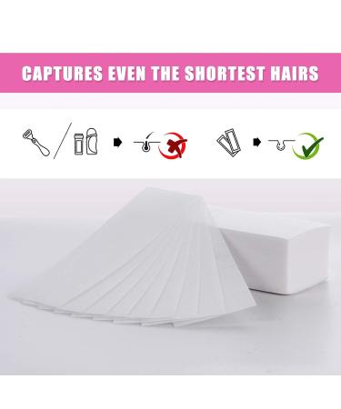 LOOHAOC 400 Nonwoven Wax Strips for Facial & Body Hair Removal - 2 Pack (0.5g Each) | International Shipping Available - Buy Online on GoSupps.com