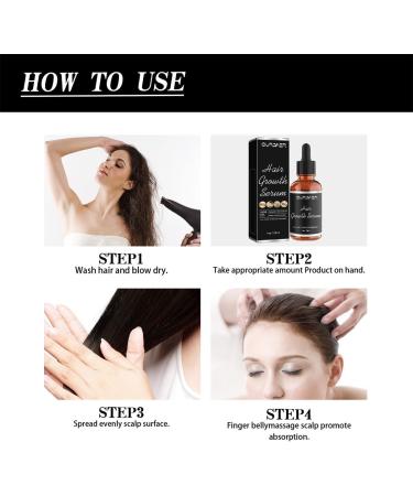 Hair Growth Serum Thickening & Nourishing Hair Oil Hair Growth Oil Essential Oils for Hair Carefor Dry Damaged Hair Hair Thickening Products for Women - Buy Online on GoSupps.com