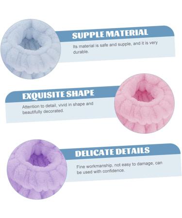 3paires Bracelets de Lavage pour Visage Confortables Absorbants L gers avec Bords Protecteurs pour Spa Quotidien - Buy Online on GoSupps.com