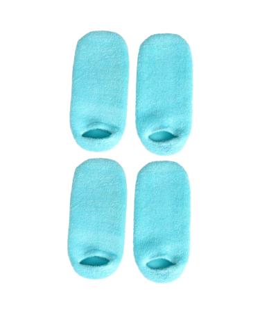 FRCOLOR 2 Pairs Anti-Tear Socks Moisturising Foot Socks for Women Foot Bath Socks Gel Moisture Socks Ankle Socks Ripstop Socks Heel Socks