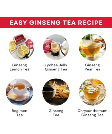 Baumann Premium American Ginseng Tea Bags (20 Count) | Wisconsin Grown Panax Ginseng Herbal Tea for Focus & Energy - Buy Online on GoSupps.com