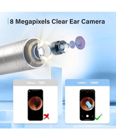 Shop Bebird Ear Wax Removal Tool with Camera - 1080P Otoscope & 9 Picks - Compatible with iPhone iPad & Android - International Shipping Available - Buy Online on GoSupps.com