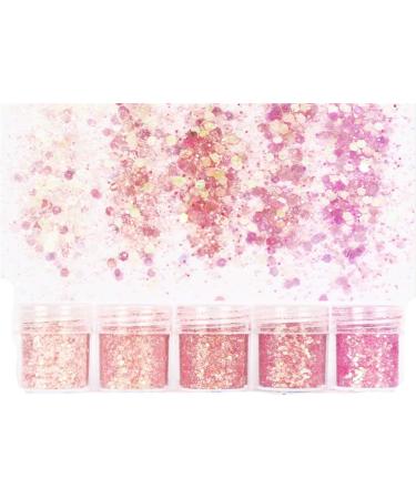 Chunky Make-Up Glitter Sequin Set | Face Nails Eyes & Hair Decor | Ideal for Music Festivals & Parties - Buy Online on GoSupps.com
