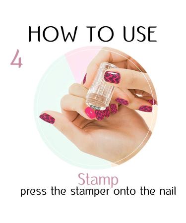 MoYou XL Bridal Nail Art Stamping Stencil - Elegant Flower Designs for Long Nails - Complete Manicure Kit - Buy Online on GoSupps.com