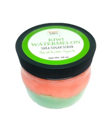 MyBody Scents Kiwi Watermelon Shea Sugar Body Scrub 16 oz.
