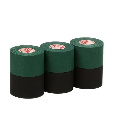 Mueller Athletic Tape Sports Tape Green and Black 6 rolls