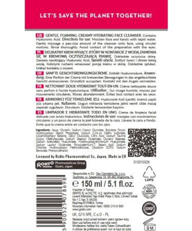  Hada Labo Tokyo Hada Labo Tokyo "Moisturizing Cleanser" 150ml Face Wash - Care for All Skin Types - Facial Care - Buy Online on GoSupps.com