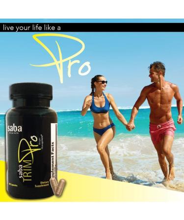 Saba Trim Pro - 60 Capsules | Powerful Weight Management Supplement - Buy Online on GoSupps.com