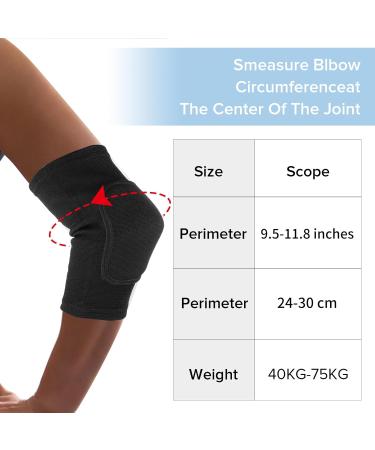 Arm Brace Pads Elbow Protector Strap - Breathable Anti-Collision Support for Volleyball Basketball Tennis Golf - Ideal for All Ages (40-75kg - Buy Online on GoSupps.com