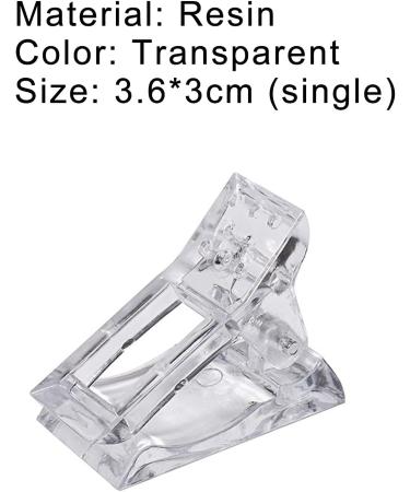 Buy SANWOOD 10-Part Nail Tip Clips - Fast Assembly Gel Extensions & Manicure Tool | UV-LED Plastic Clamps for Perfect Nail Builds - Buy Online on GoSupps.com