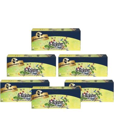 Ostprodukte-Versand Thuringer 9 Herb Tea Bags - Nostalgic RDA Cult - Pack of 6 - Buy Online on GoSupps.com