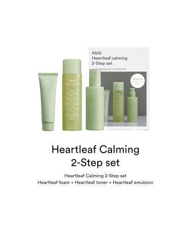 Abib Calming 2 Step Set | I Heartleaf Calming Trio for Sensitive Skin | Soothing Acne & Irritated Skin - International Shipping - Buy Online on GoSupps.com