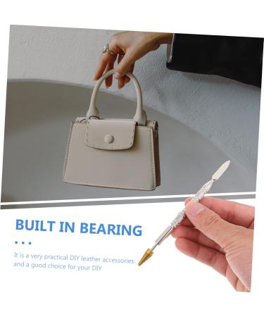 Lurrose 3 Pcs Dual Purpose Oil Edge Pen Leather Dye Pens Dye Roller Pen Leather Sealing Tool Manual Oil Pen - Buy Online on GoSupps.com