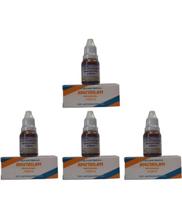 Buy Anu Thailam Nasal Drops (Pack of 4) by AVP - 10ml | Premium Quality | International Shipping Available - Buy Online on GoSupps.com