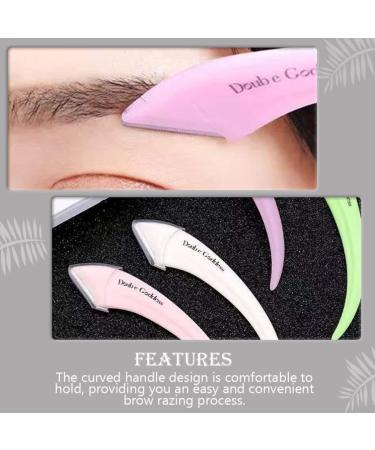 Beaupretty Eyebrow Tools - 4 Pieces Face Razor Set for Women | Travel Brow Shaver & Trimmers | Perfect Retouching Makeup Accessories - Buy Online on GoSupps.com