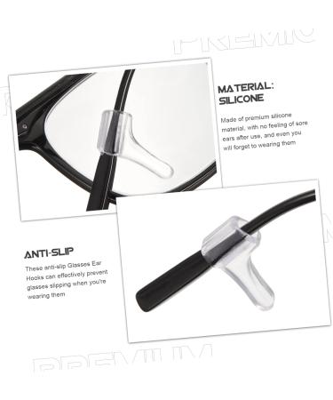 Shop Gleavi Glasses Accessories - 15 Anti-Cover Ear Brinles & Portable Holders | Transparent Pebble Gel Anti-Shedding Effect - Buy Online on GoSupps.com