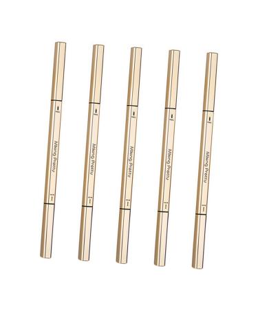 POPETPOP 5pcs Double Ended Eyebrow Pencil Double Head Eyebrow Powder