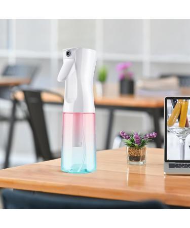Uraqt 200ml Atomizer Spray Bottle Gradient Pink Green | Perfect for Hair Styling Plants & Cleaning - Buy Online on GoSupps.com