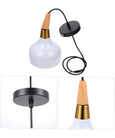 Hemobllo Chandelier Lamp Shade Home Decor Astetic Room Decor Decorative Ceiling Light Dining Table Household White 15X22CM - Buy Online on GoSupps.com