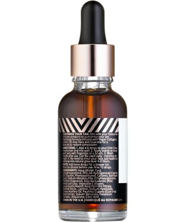 Skinny Tan Notox Moisturising Face Tanning Drops - Vegan Collagen Serum, Dark Self Tan 30ml - Buy Online on GoSupps.com