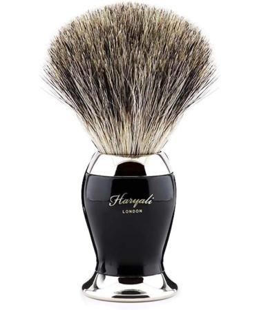 Haryali London Black Men's Shaving Set - 3 Edge Razor Brush & Stand | Perfect International Shaving Kit - Buy Online on GoSupps.com