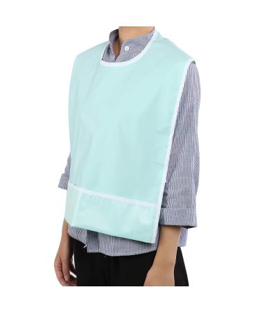 Soft & Comfortable Adult Bibs | Waterproof Washable Foam Bibs for Seniors & Disabled - 23x13x1cm Green - Buy Online on GoSupps.com