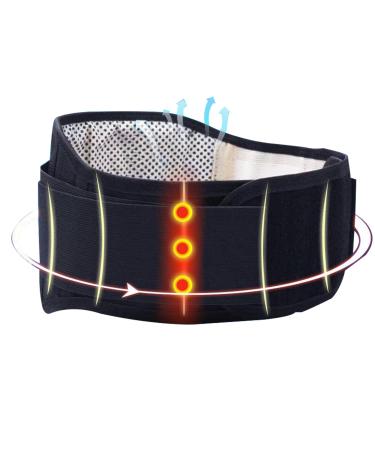 HAOZAIKEJI Self Heating Waist Belt - Adjustable Lower Back Support for Pain Relief | Heated Lumbar Brace for Men & Women - Shop Now - Buy Online on GoSupps.com