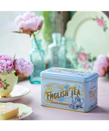 New English Teas Bo te th vintage victorienne avec 40 sachets de th d caf in anglais Bleu - Buy Online on GoSupps.com