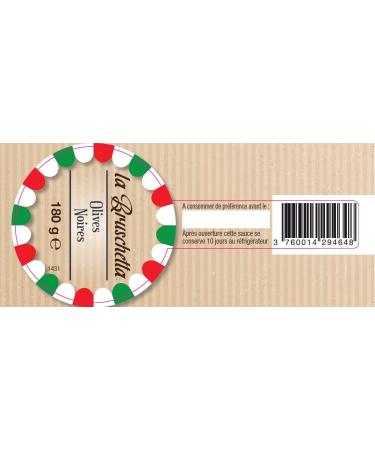 CIRO BRUSCHETTA OLIVES NOIRES 180 G - Buy Online on GoSupps.com