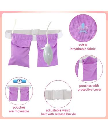 Mastectomy Drain Holder – Adjustable Shower Bag & Drain Pouch for Breast Surgery Recovery | Tummy Tuck & Augmentation Care Kit - Buy Online on GoSupps.com