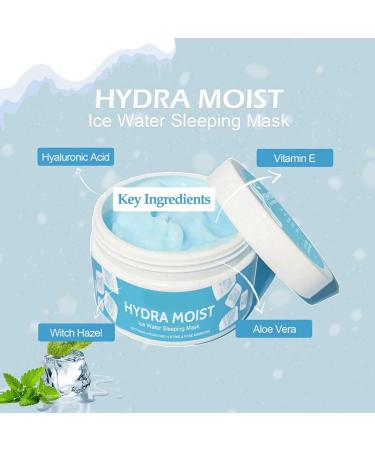 HXMANSEN Beauty Hydra Moist Ice Water Sleeping MaskHydramoist Moisturizer Skin Care Lotion Cream for WomenHydramoist Ice Water Sleeping MaskHydra Moist Ice Water MaskSkin MaskFacial Ice Mask Face Mask - Buy Online on GoSupps.com