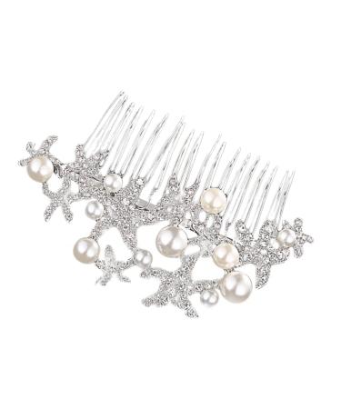 Mikinona Rhinestone Comb Combs for Women Headwear for Women Wedding Hair Comb Wedding Headpiece for Bride Rhinestone Hair Halloween Hair Comb Hair Teasing Comb Hair Comb for Bride Tiara