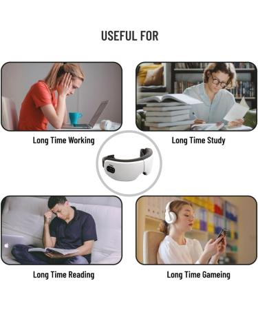 Shop TRAKK Bluetooth Wireless Eye Massager with Heat - International Shipping Available - Buy Online on GoSupps.com