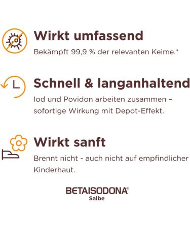 Buy Betaisodona Ointment 100g - Alcohol-Free Wound Disinfectant for Adults & Children (1+ Year) - Fast International Shipping - Buy Online on GoSupps.com