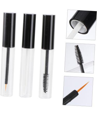  TOVINANNA 9 Pieces funnel containing mascara bottle of cream container for eyelashes clear mascara for eyelashes eyelash spools shiny to transparent With cover - Buy Online on GoSupps.com