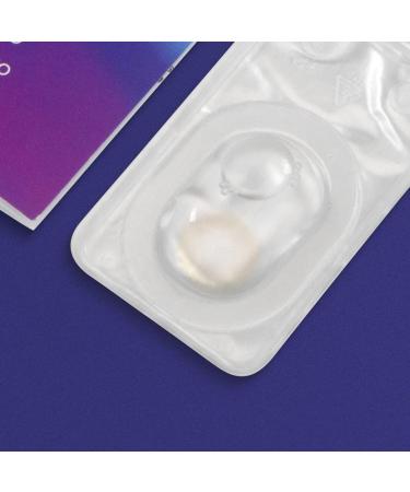 Buy GlamLens New York Hazel Colored Contact Lenses - Natural Subtle Brown - No Prescription - 3 Month Wear - 2 Lenses Pack - Buy Online on GoSupps.com
