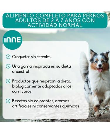 NUTRIVET - INNE Dog - Grain-free kibble - Adult dog - Poultry - 80% ingredients of animal origin - 3 kg - Buy Online on GoSupps.com