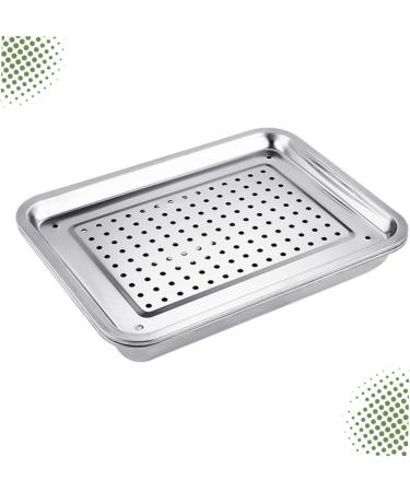 Alipis Dessert Serving Tray Food Server Tray Breakfast Tray Tea Cup Tray Tea Tray Japanese-Style Silver 36*27CM - Buy Online on GoSupps.com