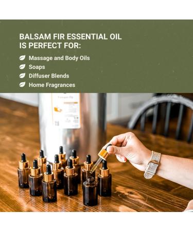 Balsam Fir Essential Oil (15ml) - Direct from Our Farm Partner in Canada - Essential Oils for Home, Humidifier, or Aromatherapy | Pure Therapeutic Grade Balsam Fir 0.5 Fl Oz (Pack of 1) - Buy Online on GoSupps.com