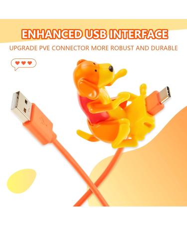 Frienda Dog Charging Cable - Cute 2-Piece USB Type C Charger for Dogs & Smartphones - Ideal for Data Transmission & Fast Charging - Buy Online on GoSupps.com