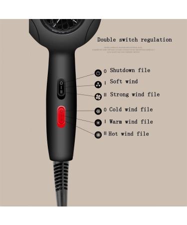 ADITAM 2000W Hair Dryer Nano Ionic Blow Dryer Professional Salon Hair Blow Dryer Lightweight Fast Dry Low Noise Double The Comfort - Buy Online on GoSupps.com