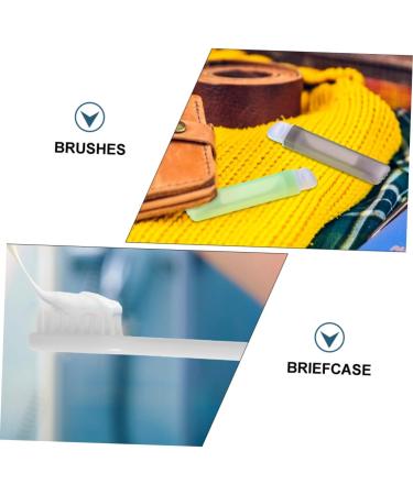 Soesfoufu 8th Foldable Toothbrush Set - Compact Travel Oral Hygiene with Soft Bristles & Toothpaste - Perfect Gift for Dental Care - Buy Online on GoSupps.com