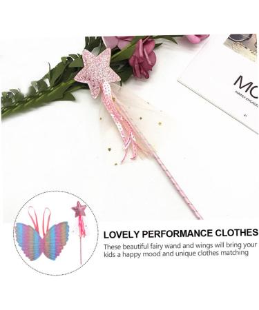 Abaodam 6 Pcs 1 Set costume props princess costume for girls Fairy Wings lovely performance clothes make up Pinkx3pcs 31x20x1cmx3pcs - Buy Online on GoSupps.com