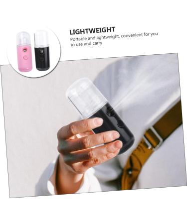 FOMIYES 2pcs Spray Hydrating Apparatus Mini Spray Bottle Handheld Sprayer Face Mist Sprayer Small Pill Spa 10.5x3.5cm Black - Buy Online on GoSupps.com